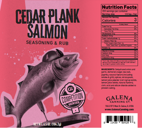 Cedar Plank Salmon Rub 9oz