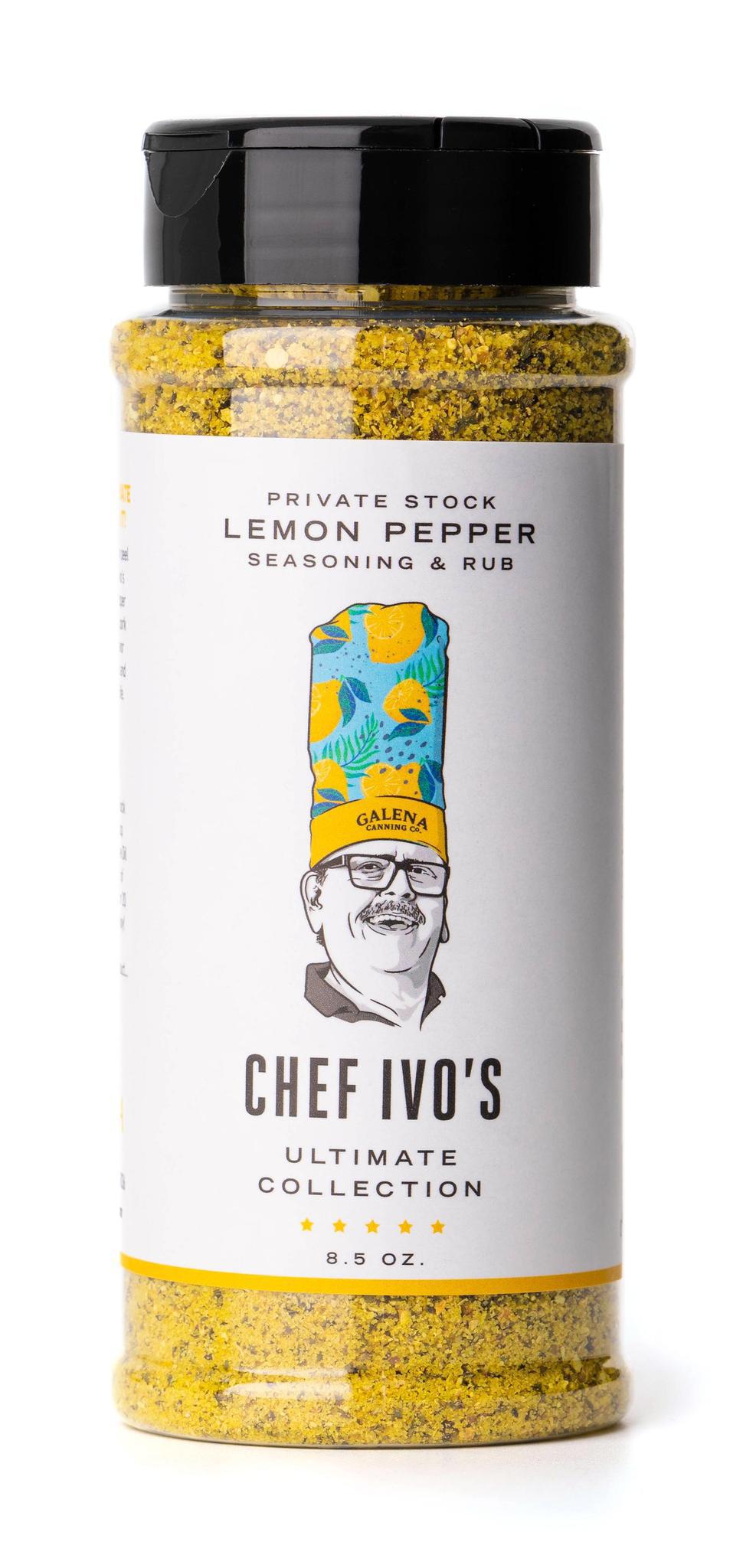 Chef Ivo's Lemon Pepper Seasoning 8.5oz