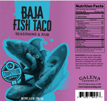 Baja Fish Taco Seasoning 6.5 oz